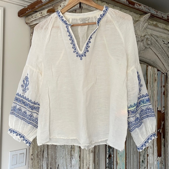 Lucky Brand Tops - lucky linen boho top